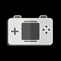 Icon Console. related to Online Game symbol. glossy style. simple design illustration vector