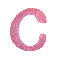 c alphabet lettre Police de caractère conception png