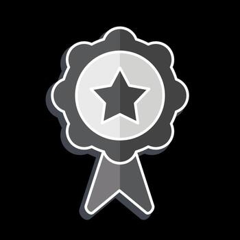 Icon Rank. related to Online Game symbol. glossy style. simple design illustration vector