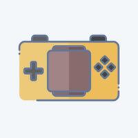 Icon Console. related to Online Game symbol. doodle style. simple design illustration vector