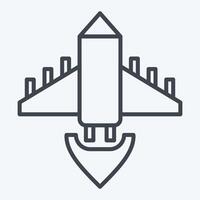 Icon Games. related to Online Game symbol. line style. simple design illustration vector