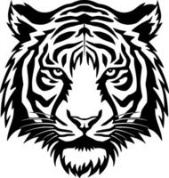 Tiger, Minimalist and Simple Silhouette - illustration vector