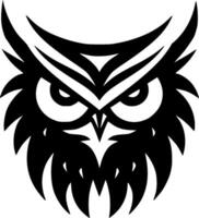 Owl - Minimalist and Flat Logo - illustration vector