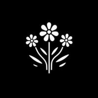 flores - minimalista y plano logo - ilustración vector