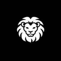 Lion Baby, Black and White illustration vector