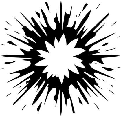 Explosion - High Quality Logo - illustration ideal for T-shirt graphic