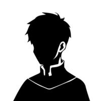 Young man anime style character . Manga Anime Boy Fighter Hair Faces Cartoon face young man anime style character illustration design vector