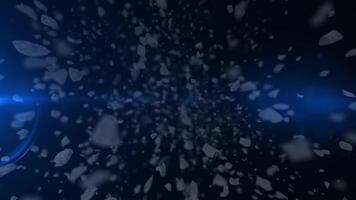 Abstract Glowing Particles Animation Background video