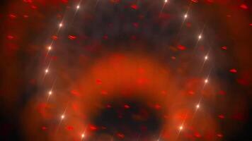 Red Glowing smoke And Dust Particles Animation video