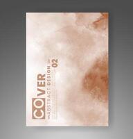 Cover template with watercolor background. Design for your cover, date, postcard, banner, logo. vector