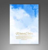 Cards with watercolor background. Design for your cover, date, postcard, banner, logo. vector