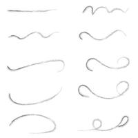 Set Of Hand Drawn Circle Elements, Hand Drawn Sketch vector