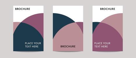 Cover design for business brochure, annual report and company profile, cover, booklet. vector