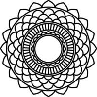 mandala Arte diseño. decorativo elemento ese usted lata utilizar en ninguna diseño tal como logo, fondo, marco, etc. vector