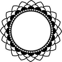 hermosa mandala Arte diseño. decorativo elemento ese usted lata utilizar en ninguna diseño tal como logo, fondo, marco, etc. vector