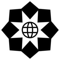Go to web symbol icon, globe logo vector