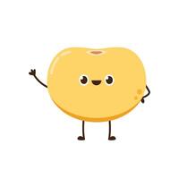 Soybean . Soybean character design. vector