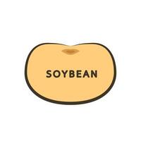 Soybean . Soybean character design. vector