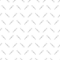 Seamless pattern with scalpel. Black, white illustration. vector
