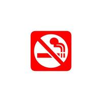 No smoking, prohibition sign, fire hazard risk icon badge, label with broken cigarette, butts, no littering ribbon concept, prohibit, danger, element flat style isolated on white background vector