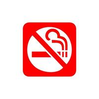 No smoking, prohibition sign, fire hazard risk icon badge, label with broken cigarette, butts, no littering ribbon concept, prohibit, danger, element flat style isolated on white background vector