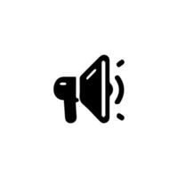 Megaphone Icon Logo Design Template vector