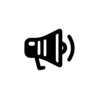 Megaphone Icon Logo Design Template vector