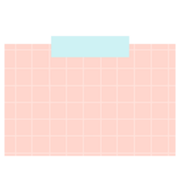 ein Rosa Kalender auf ein transparent Hintergrund png