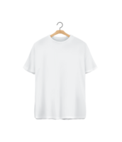 blanco t camisa frente y espalda con percha png