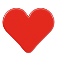 hart icoon 3d geven illustratie png