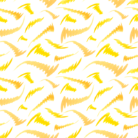 brilhante verão amarelo ornamentado. redemoinho linha doodle. desatado padronizar do abstrato ondulado curvas. serpentina rabiscos. minimalista estilo. aguarela ilustração para pacote, têxtil. png