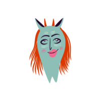 Halloween gruselig Monster- png