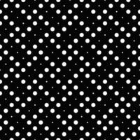 Seamless dot pattern background - monochrome abstract design vector