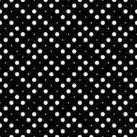 Seamless dot pattern background - monochrome abstract design vector