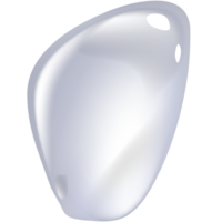 transparent Tropfen von Wasser, Gel oder Glycerin. png