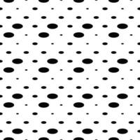 Geometric abstract repeating monochrome ellipse pattern background vector
