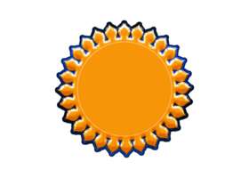 circulo forma dorado lustroso marco curva diseño estilo png