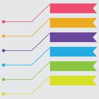 Infographic elements for business illustration in modern style. vector