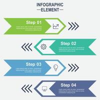 infografía elementos para negocio ilustración en moderno estilo. vector