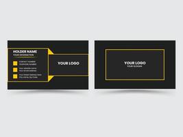 Modern professional creative business card design vector