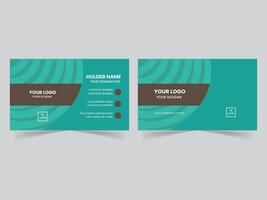 Modern professional business card design vector