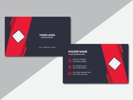 Modern professional business card design vector