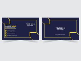 Modern simple creative business card design vector