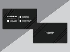 Modern luxury creative business card design vector