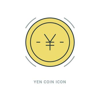 Line Icon Flat thin linear stroke object. vector