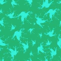 seamless pattern of large splashes of liquid on a green background vector