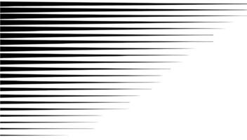 Horizontal line pattern. From thin line to thick. Parallel straight lines monochrome pattern geometric texture. Black streak. Faded dynamic backdrop. illustration vector