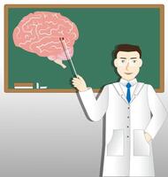 neurología médico para salud concepto vector