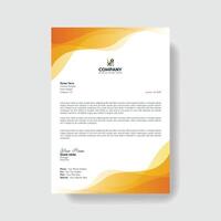 Professional And Creative Modern Corporate Business Letter Head Template. vector