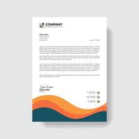 Professional And Creative Modern Corporate Business Letter Head Template. vector